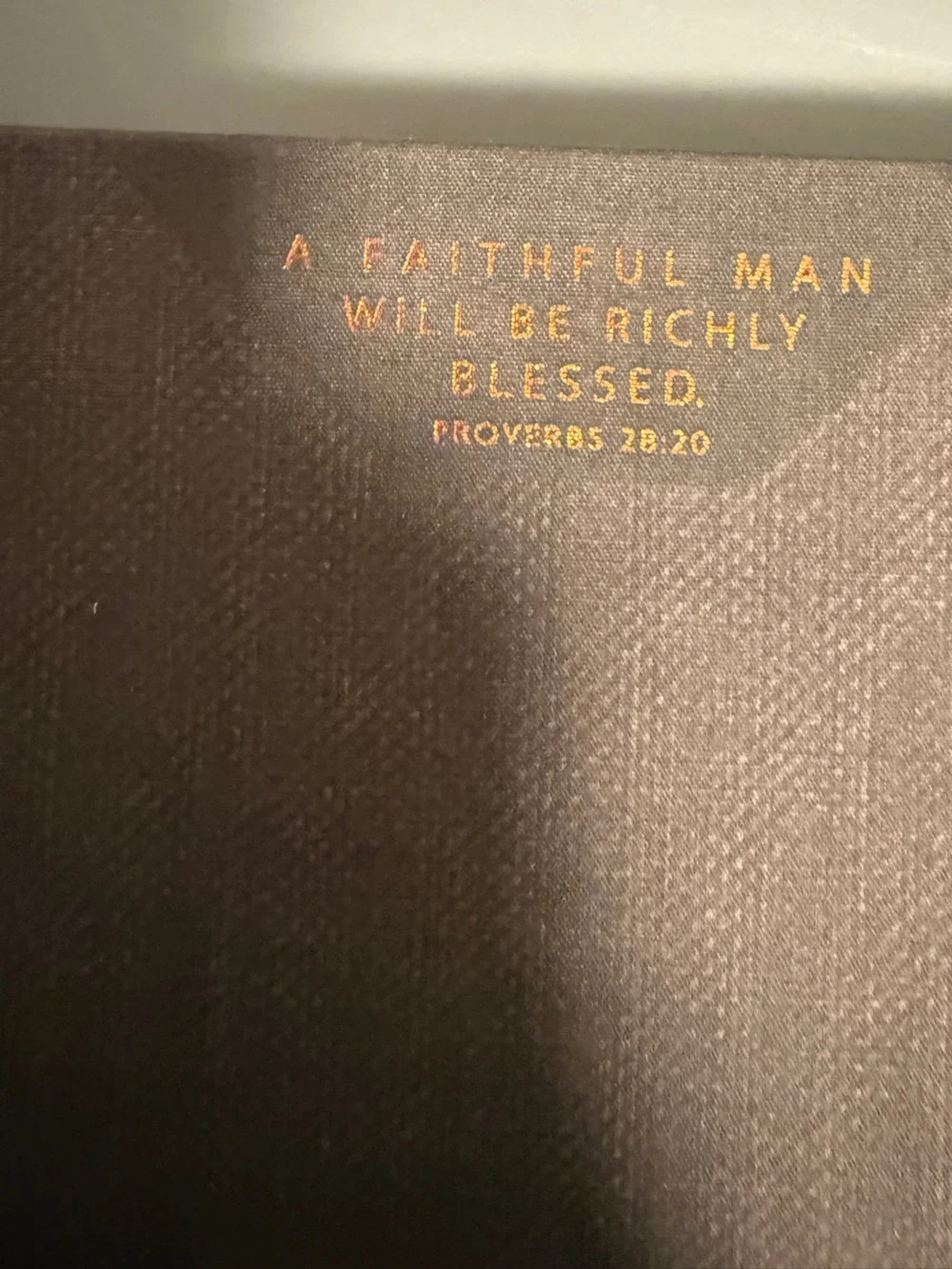 N/A faithful man